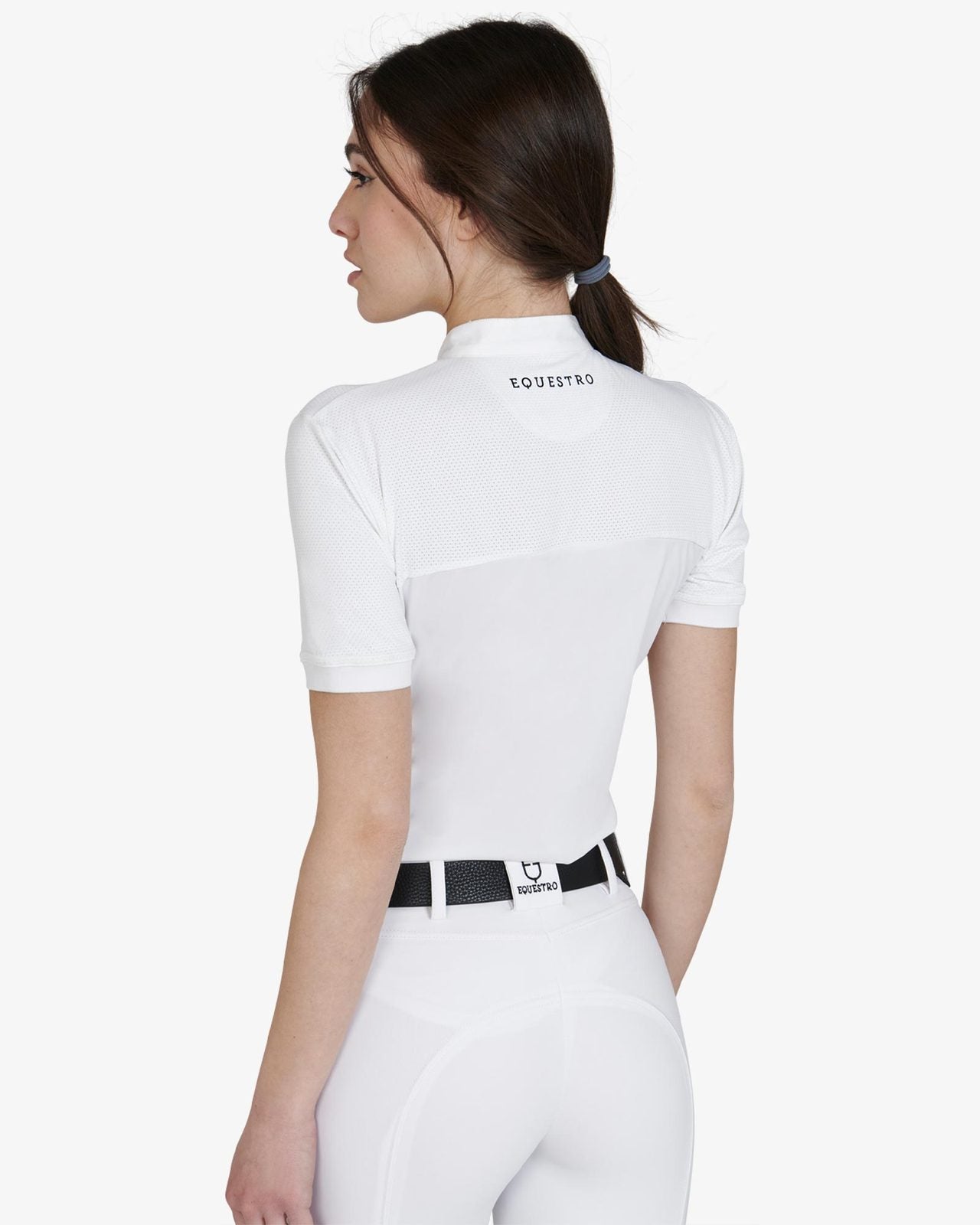 Equestro Women's slim fit polo shirt