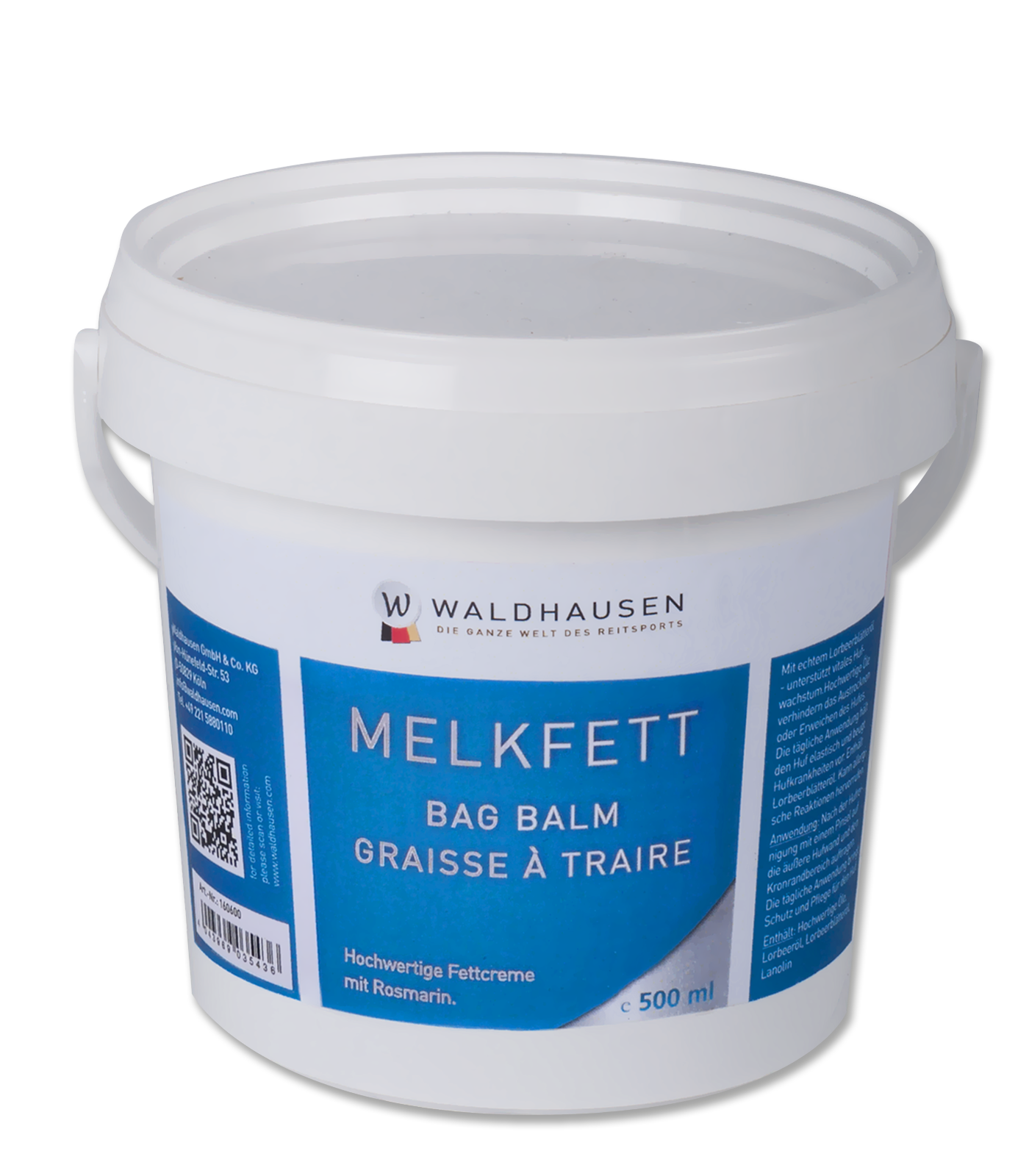 Waldhausen mælkefedt 500ml