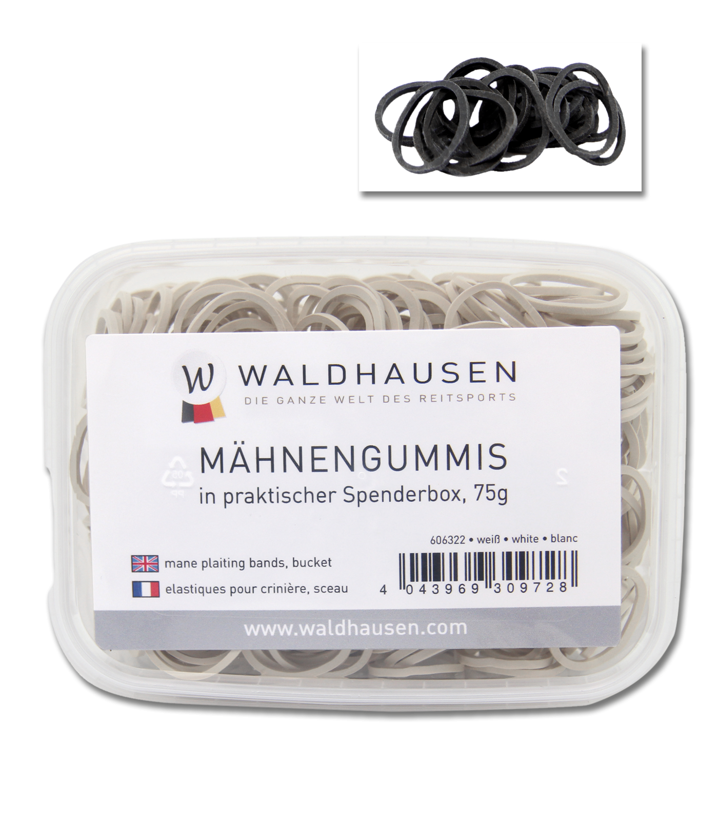 Waldhausen manelastikker 75gram