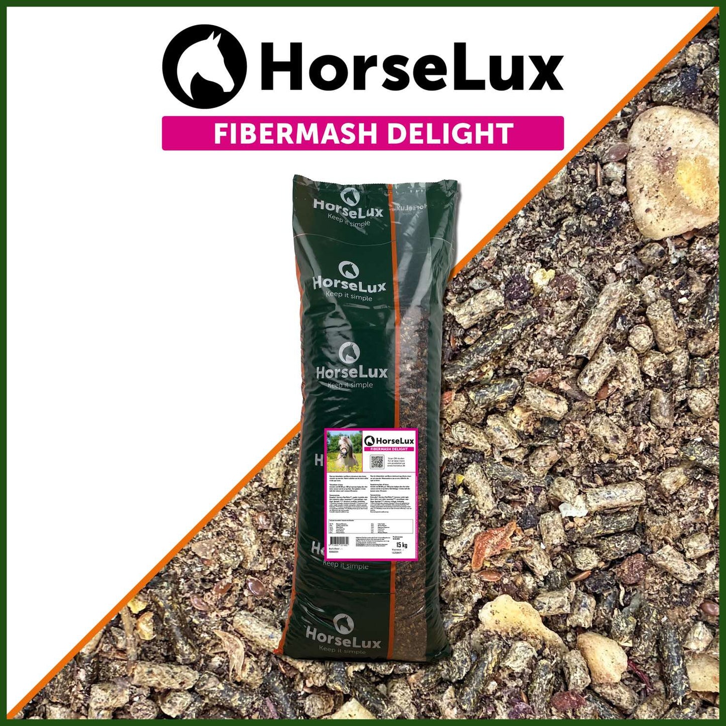 HorseLux FiberMash Delight 15kg