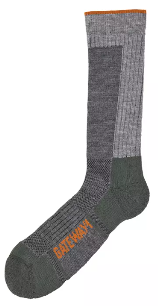 Gateway1 Boot Calf strømper med merinould, Olive grey