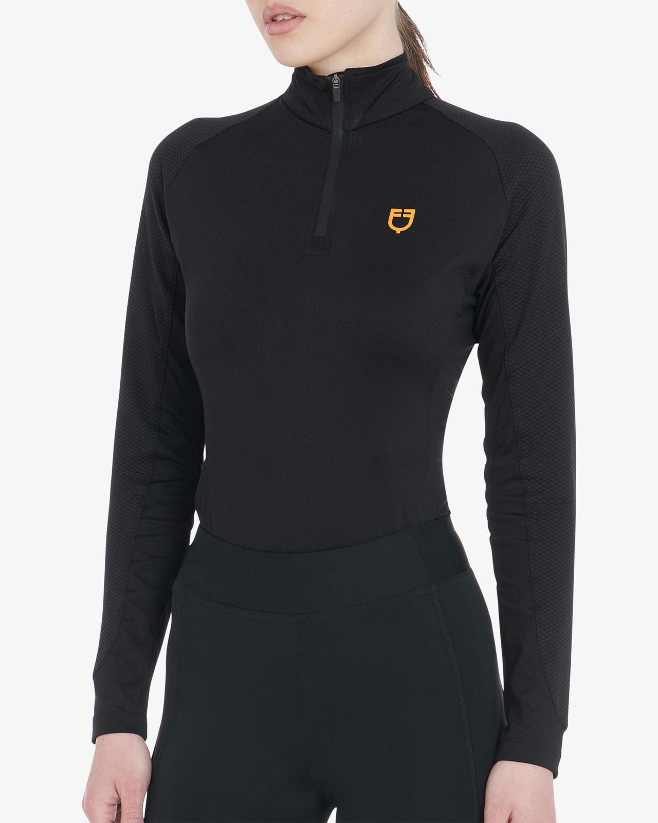 Equestro slim fit træningsbluse