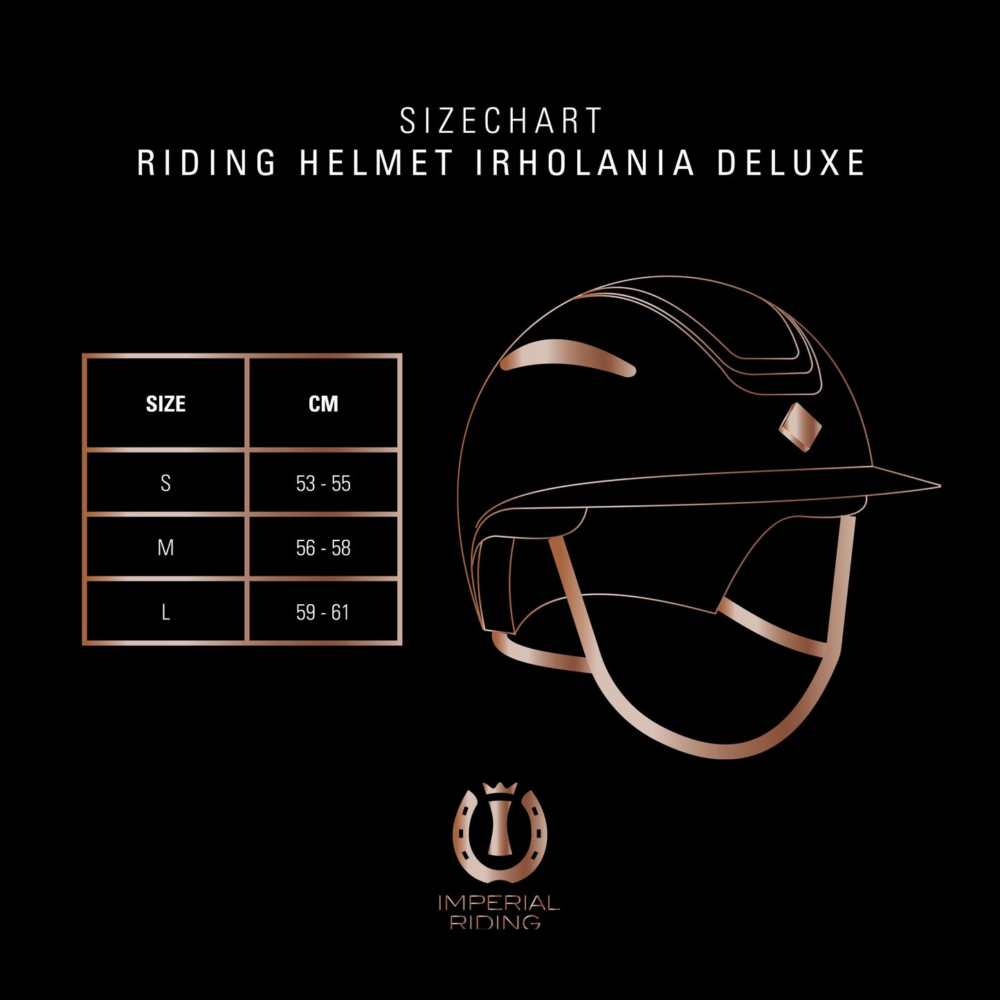 Imperial Ridning Olania deluxe ridehjem m stor skygge