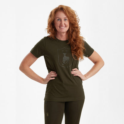 Deerhunter Lady T-shirt med logo