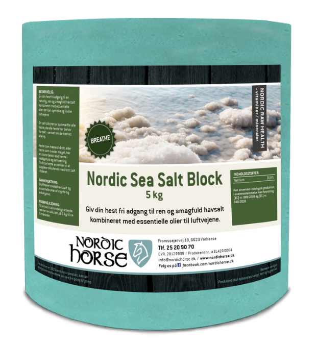 Nordic Sea Salt Block - Breathe (grøn) 5kg