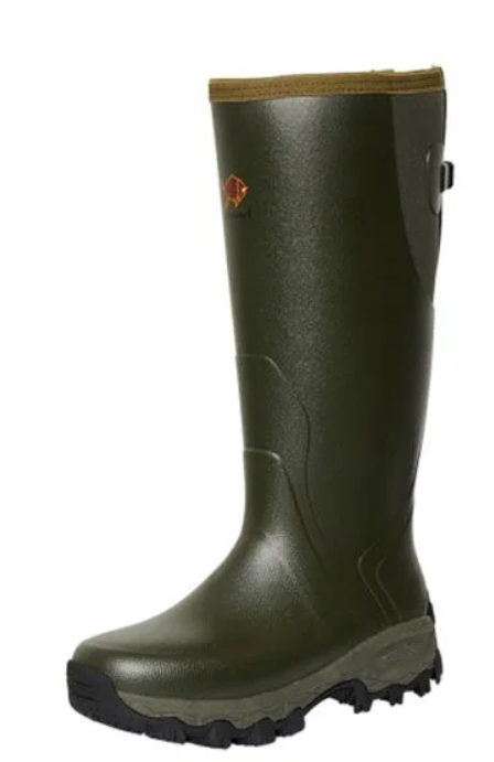 Gateway1 Moor Country Lady 17" 3mm side-zip gummistøvler, Dark green